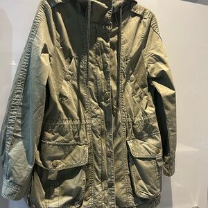 Garage Olive Utility Jacket